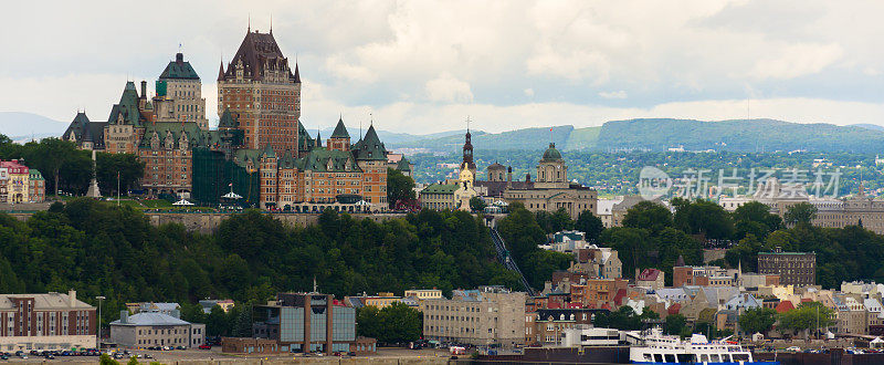 魁北克城堡，Chateau Frontenac酒店，加拿大